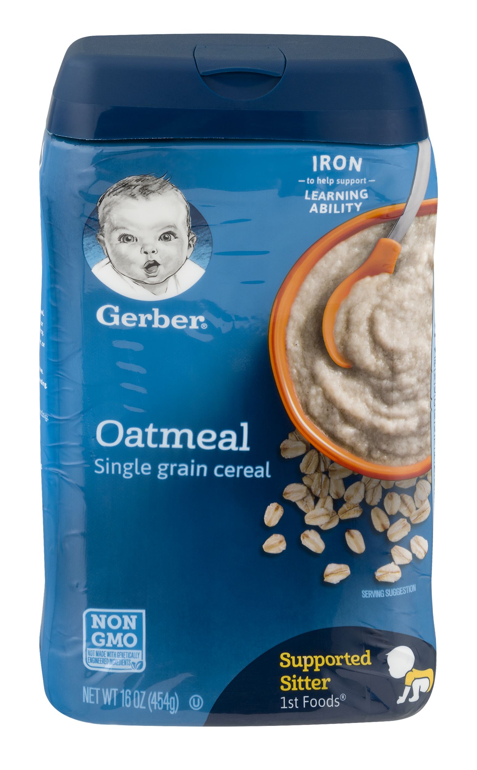 gerber oatmeal supported sitter